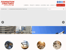 Tablet Screenshot of foundationstructures.com